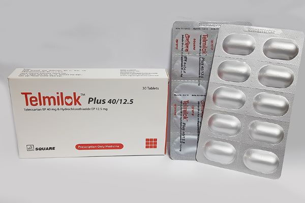 Picture of Tablet Telmilok Plus 40 mg+12.5 mg